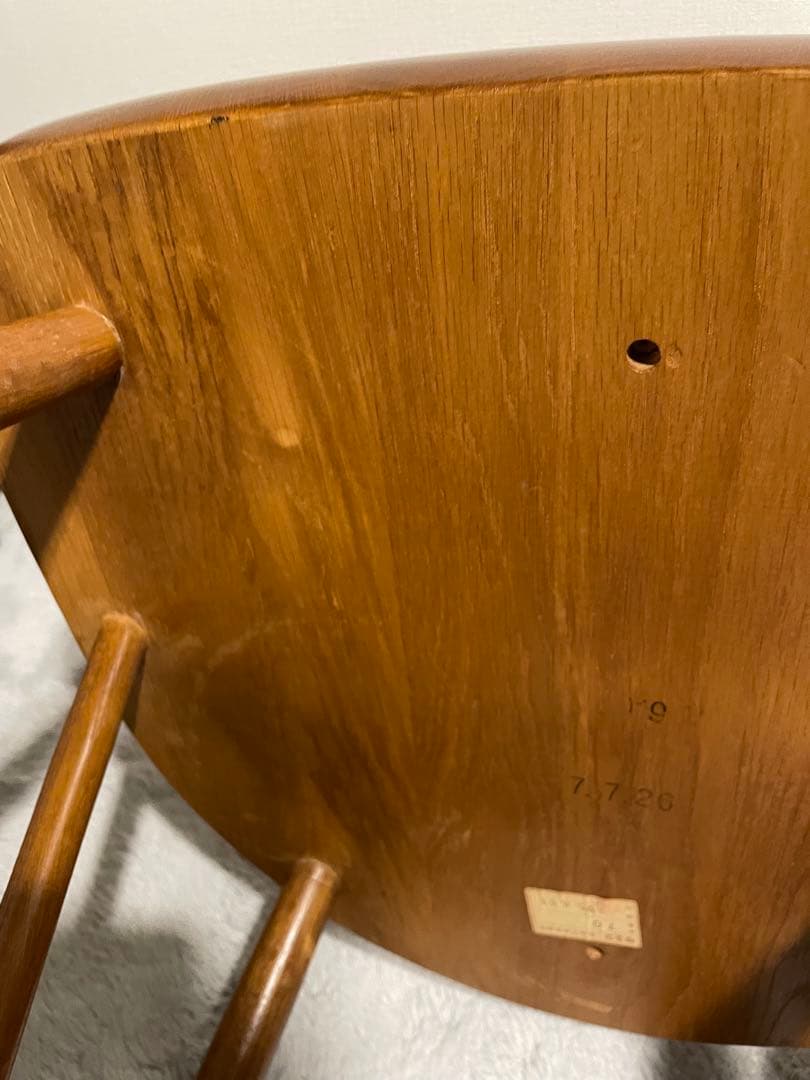 柏木工 アームチェア ダイニングチェア ヴィンテージ ウッドチェア