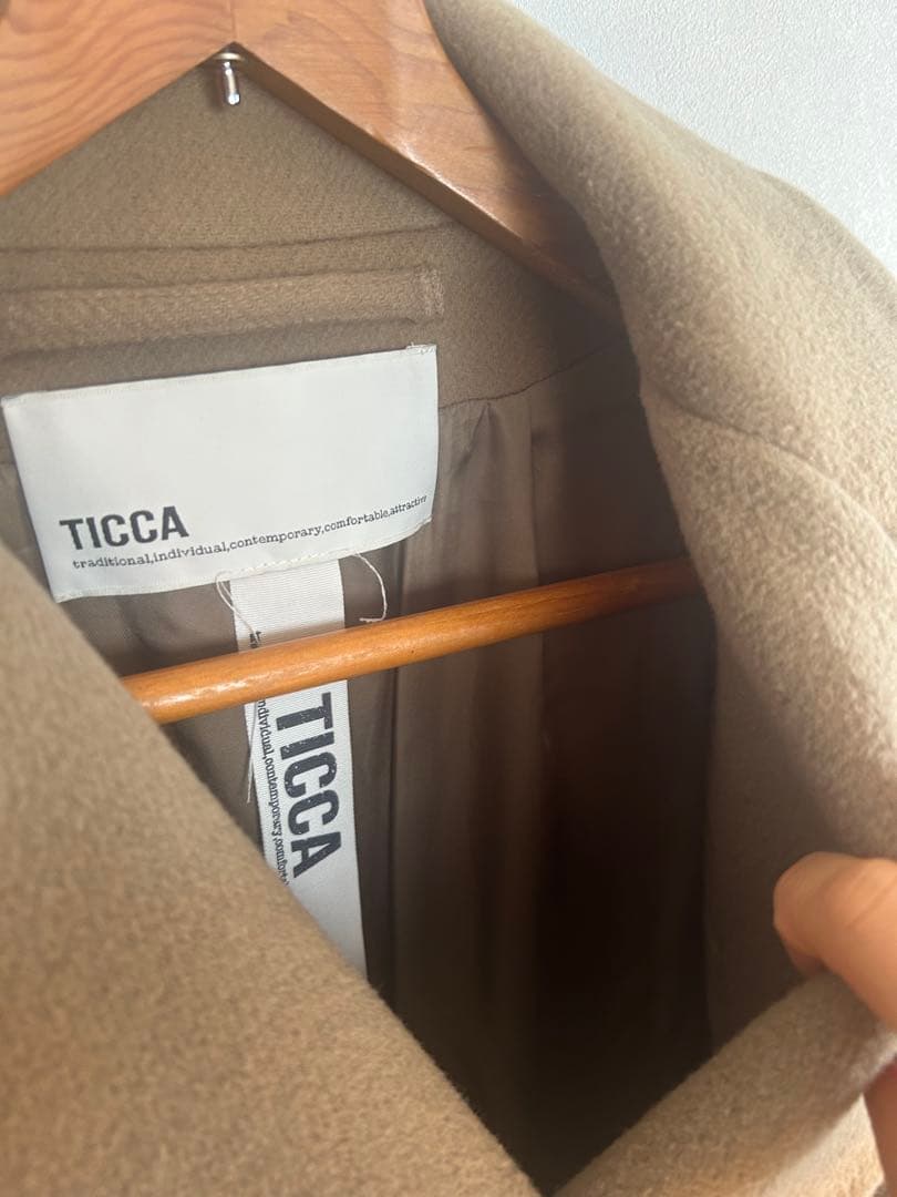 ticca テントコート　ベージュ