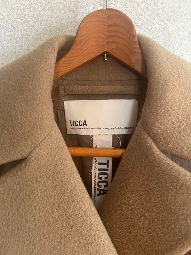 ticca テントコート　ベージュ