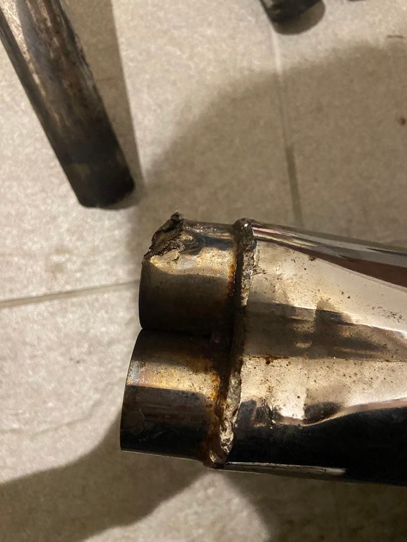 GSX250 マフラー ウンバー管 激吸い