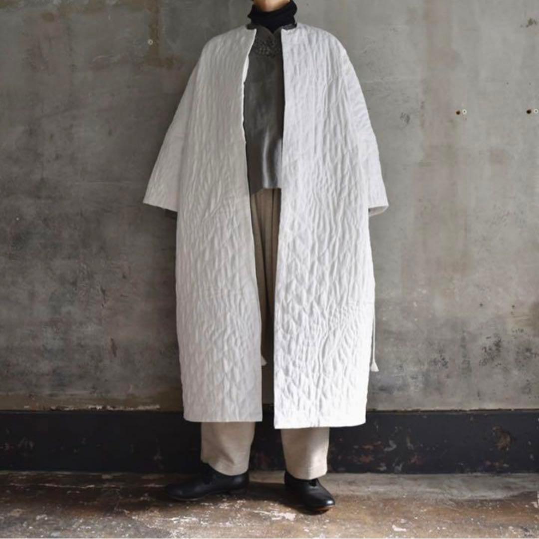 ankoさま専用　新品未使用　towavase リネンキルトローブ