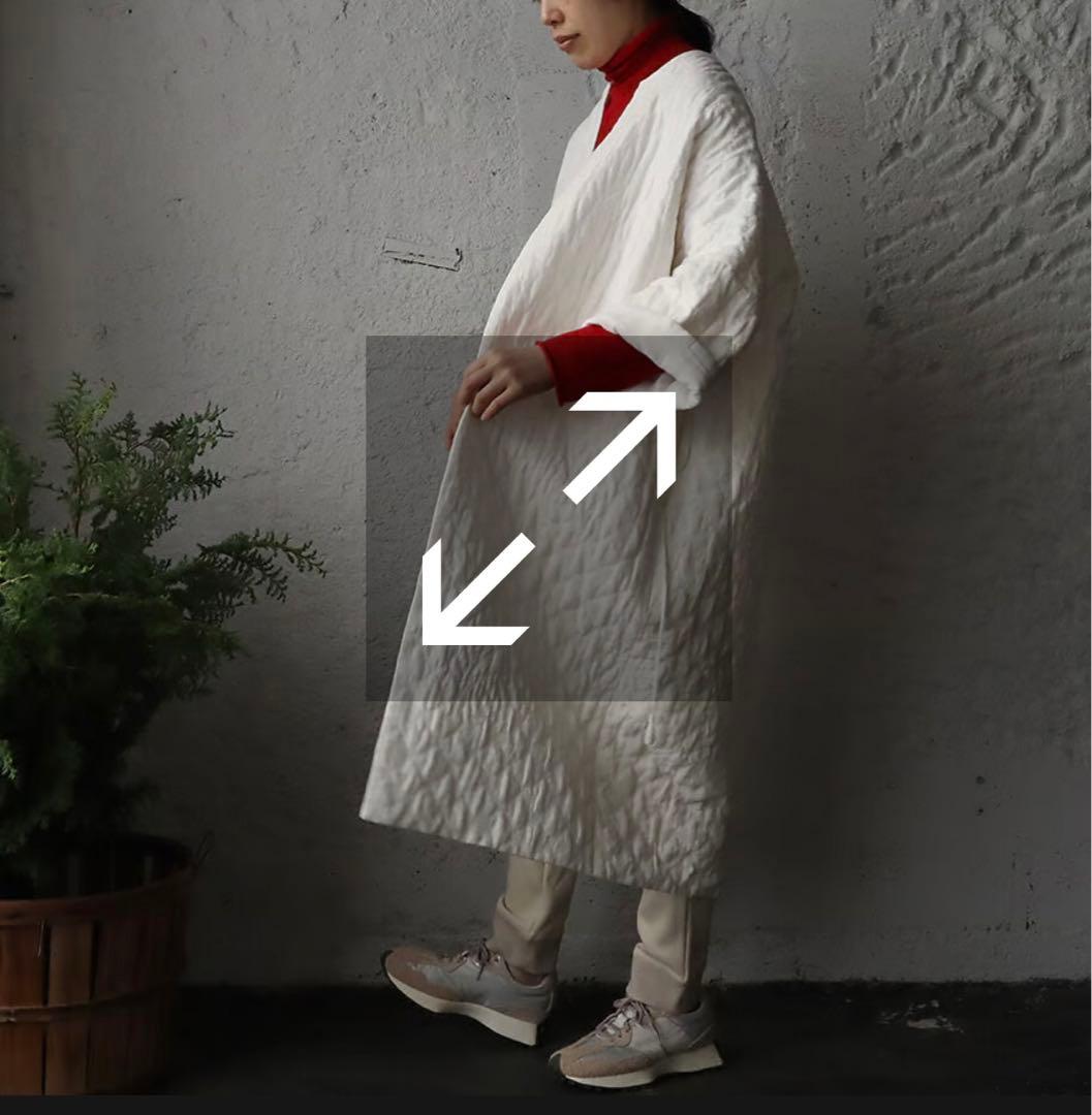 ankoさま専用　新品未使用　towavase リネンキルトローブ