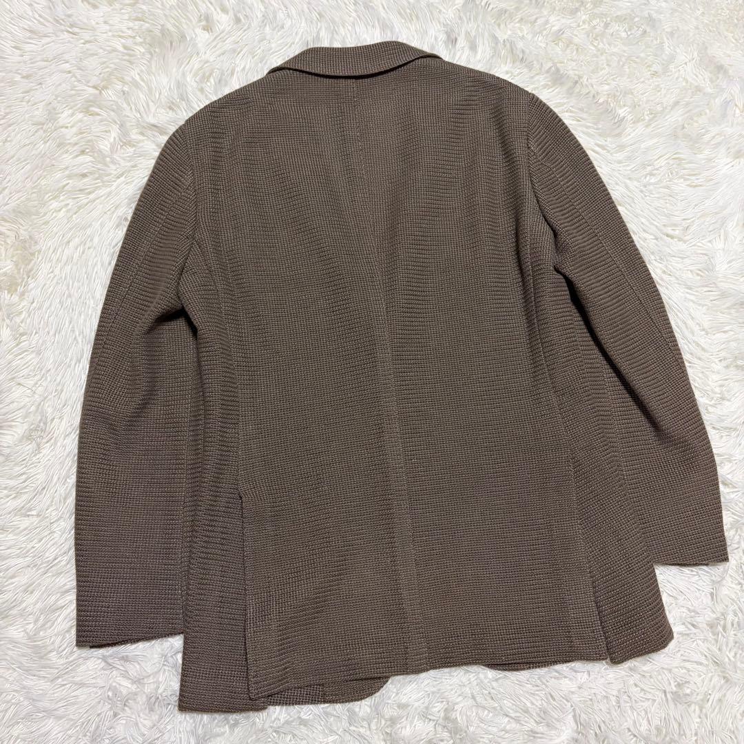 ACERING JACKET リネン テーラードジャケット 段返 ブラウン