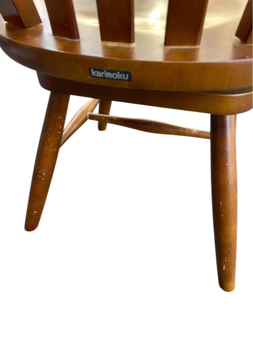 karimoku カリモク コロニアル 回転式 ダイニングチェア