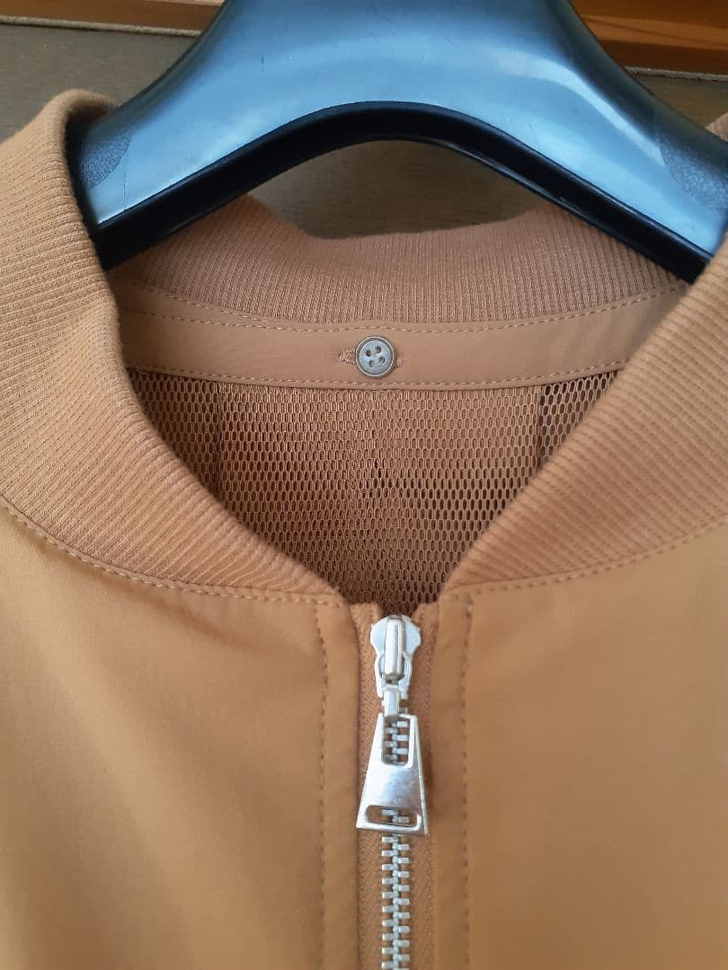 【クールカレアン】キャメル ジャンパー・ブルゾン メッシュジレ付き