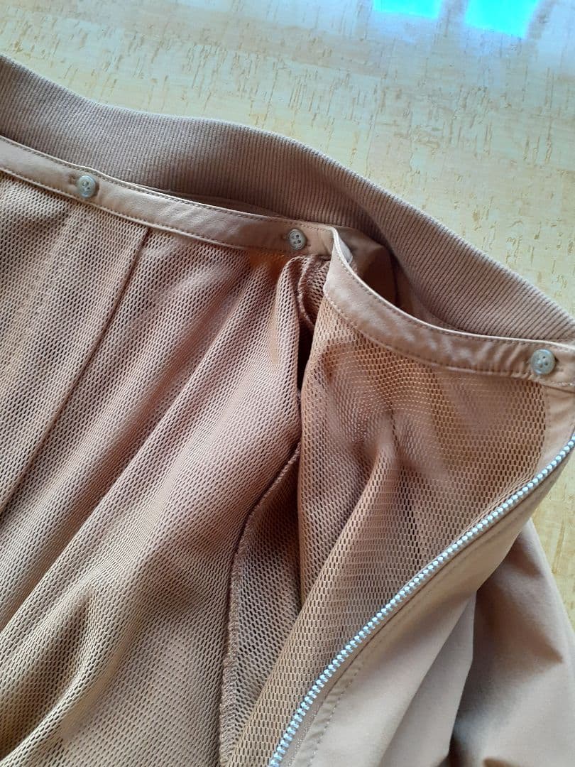 【クールカレアン】キャメル ジャンパー・ブルゾン メッシュジレ付き