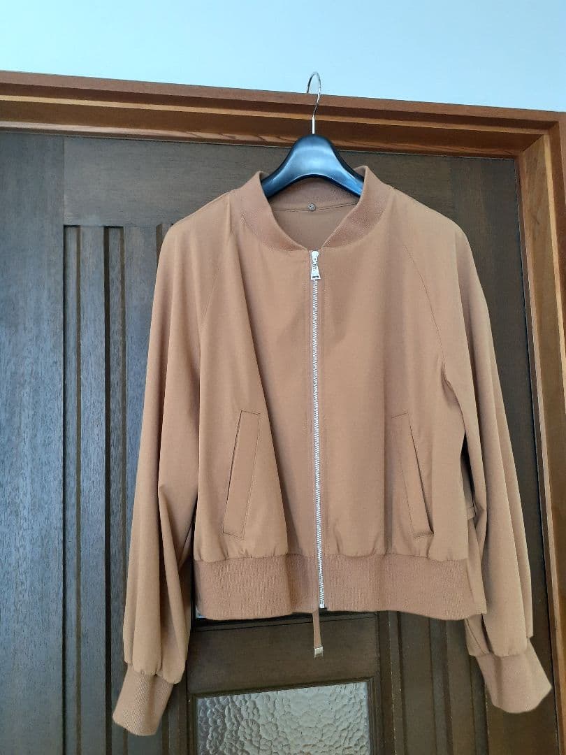 【クールカレアン】キャメル ジャンパー・ブルゾン メッシュジレ付き