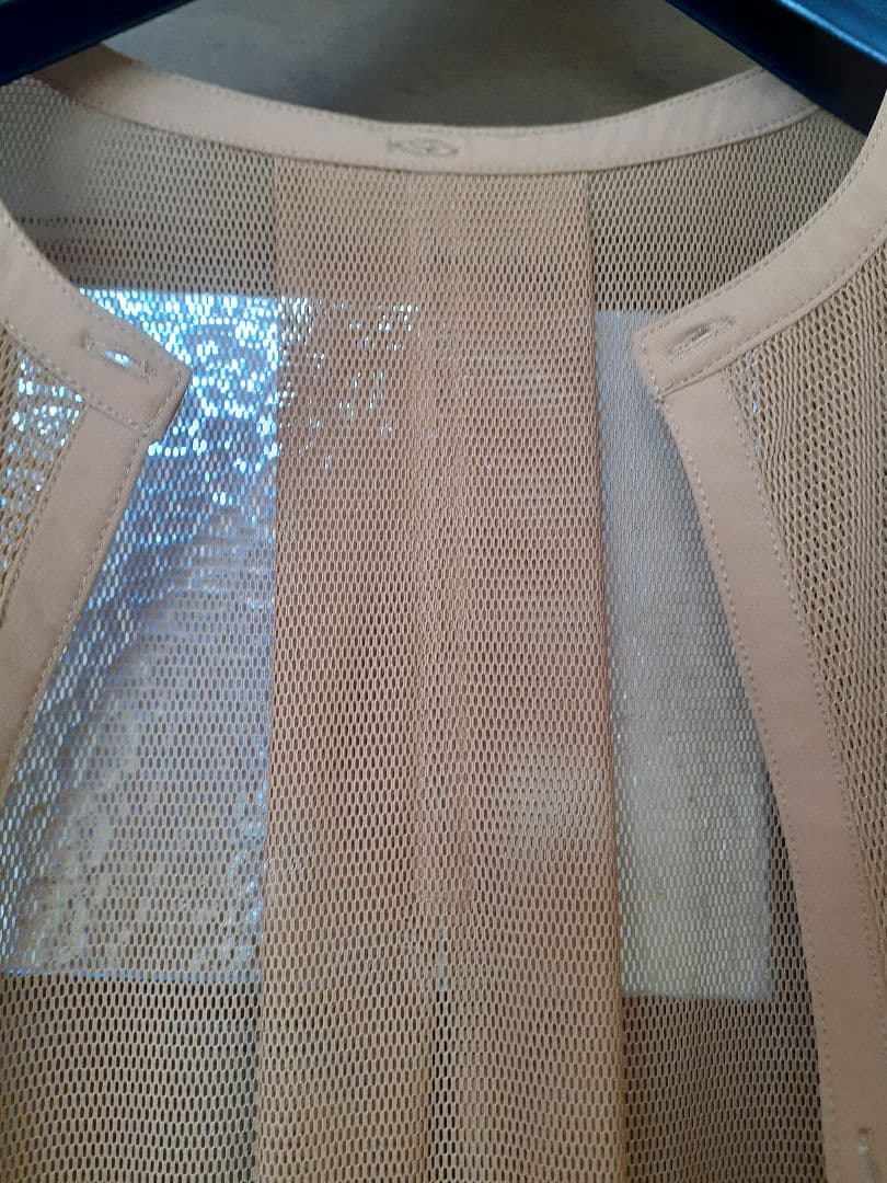 【クールカレアン】キャメル ジャンパー・ブルゾン メッシュジレ付き