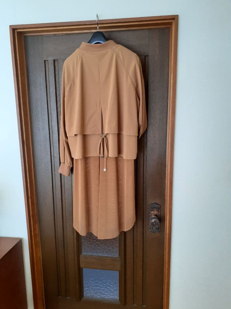 【クールカレアン】キャメル ジャンパー・ブルゾン メッシュジレ付き