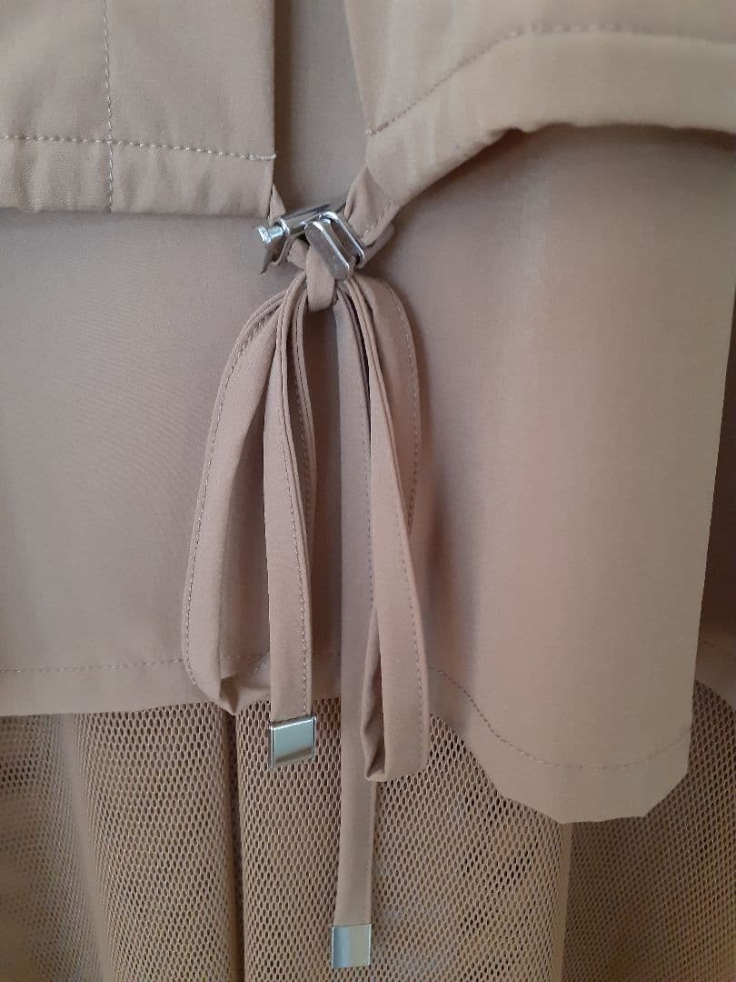 【クールカレアン】キャメル ジャンパー・ブルゾン メッシュジレ付き