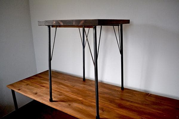 テーブル・机 Antique Cafe table 60 iron leg