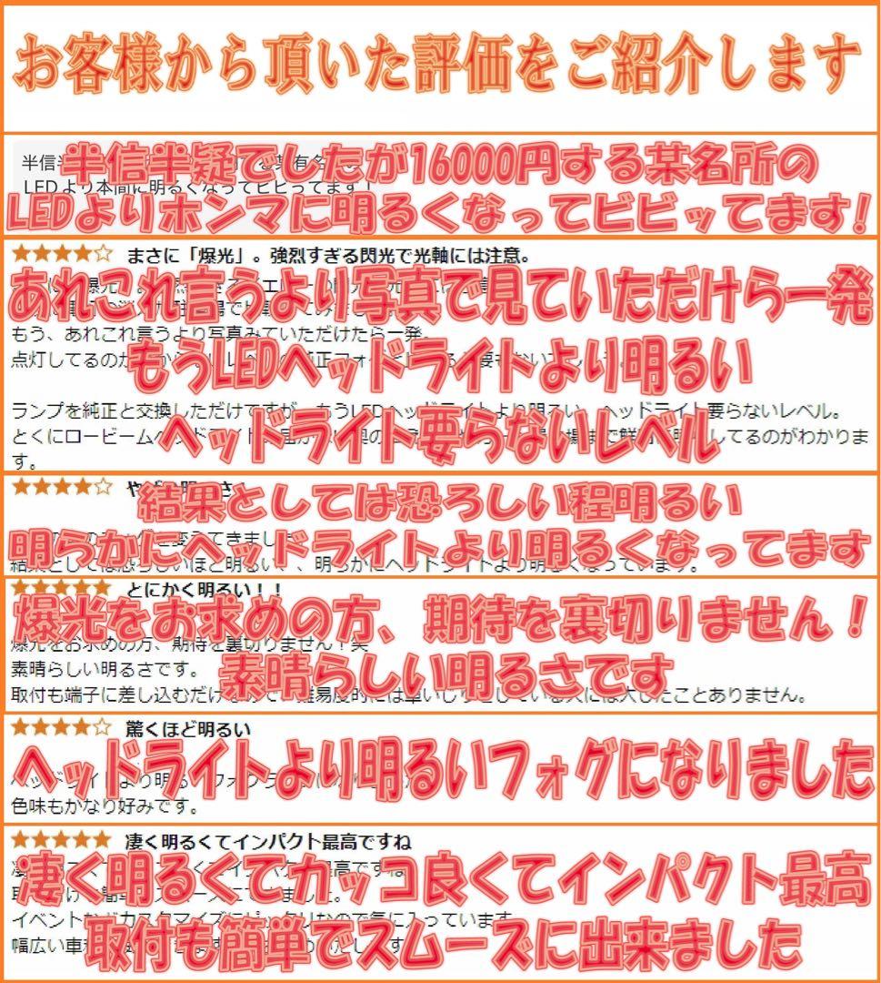 H8 H11 H16 LEDフォグ ホワイト　ロイヤルガード オメガ 爆光