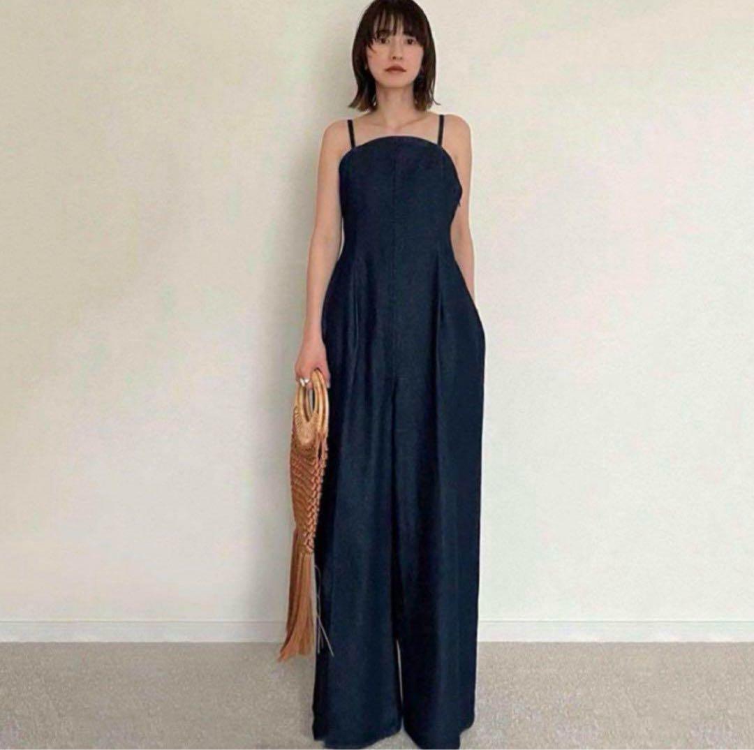 サロペット・オーバーオール・オールインワン CLANE ROUND CUT LOOSE ALL IN ONE