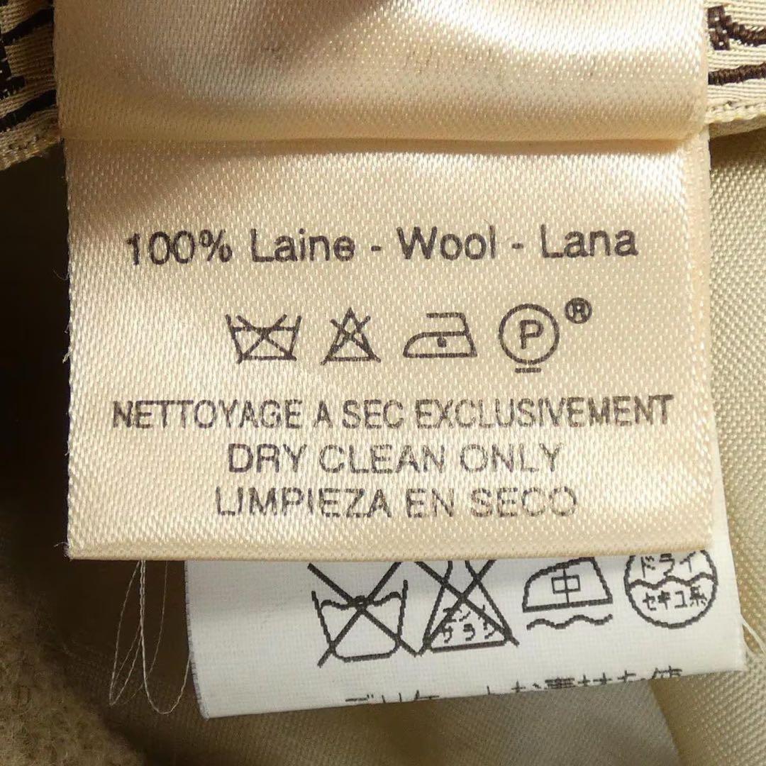 HERMES エルメス　ロゴ入り　厚手ピーコート