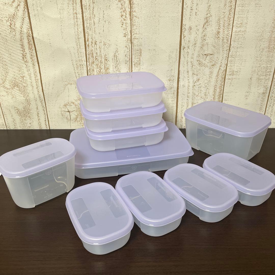 新品未使用　タッパーウェア フリーザーメイト10個セット