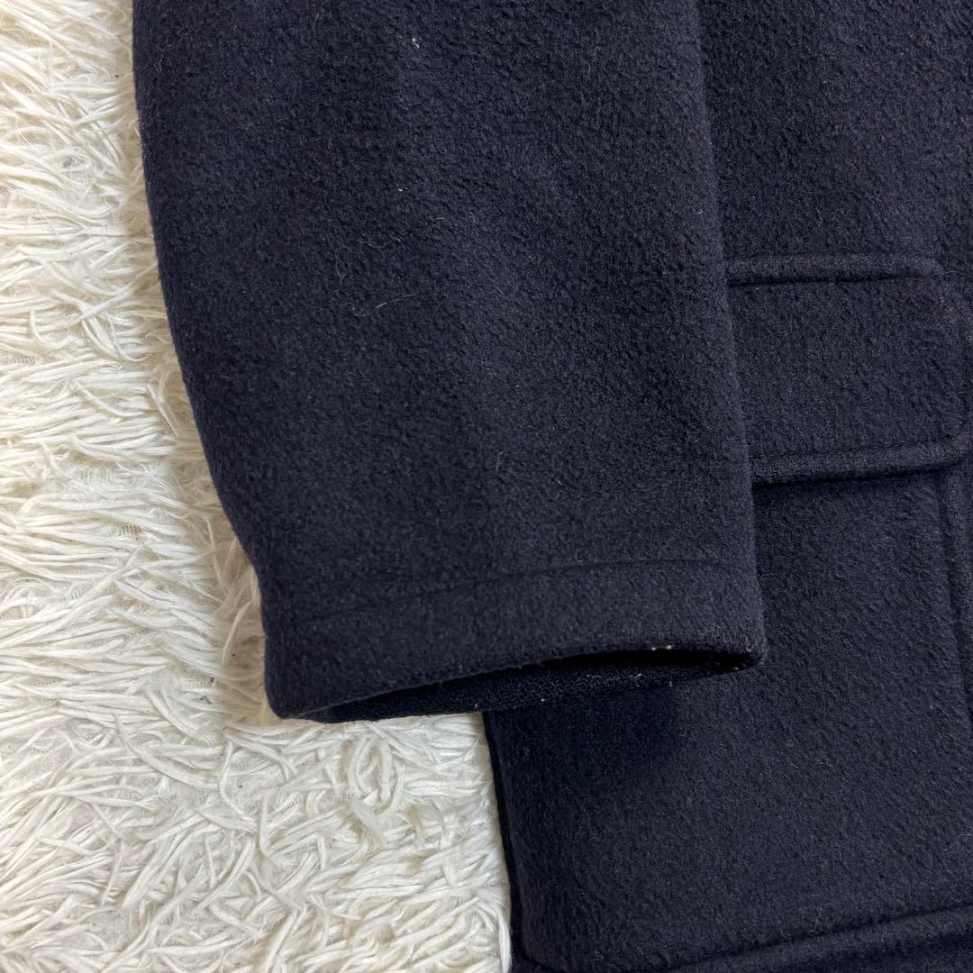 美品✨グローバーオール ダッフルコート 英国製 チェック ブラック 40 L