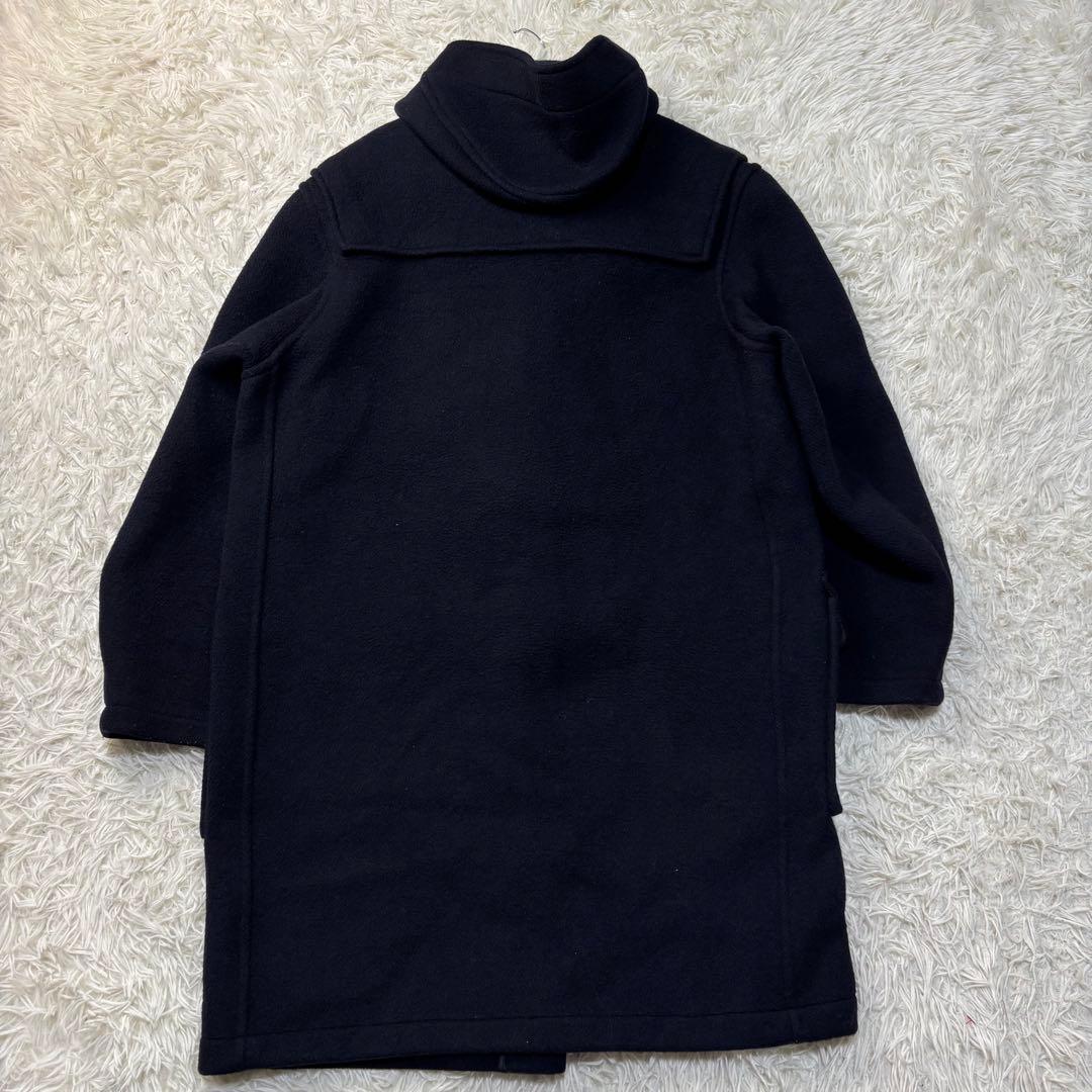 美品✨グローバーオール ダッフルコート 英国製 チェック ブラック 40 L