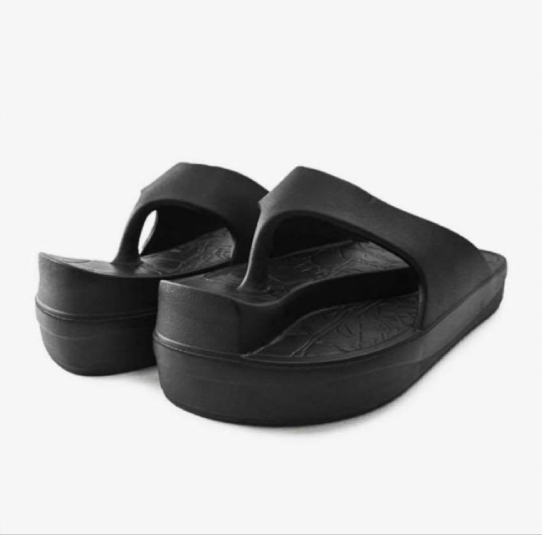 【Racbaki】ラクバキ イージーサンダルブラック　Sサイズ