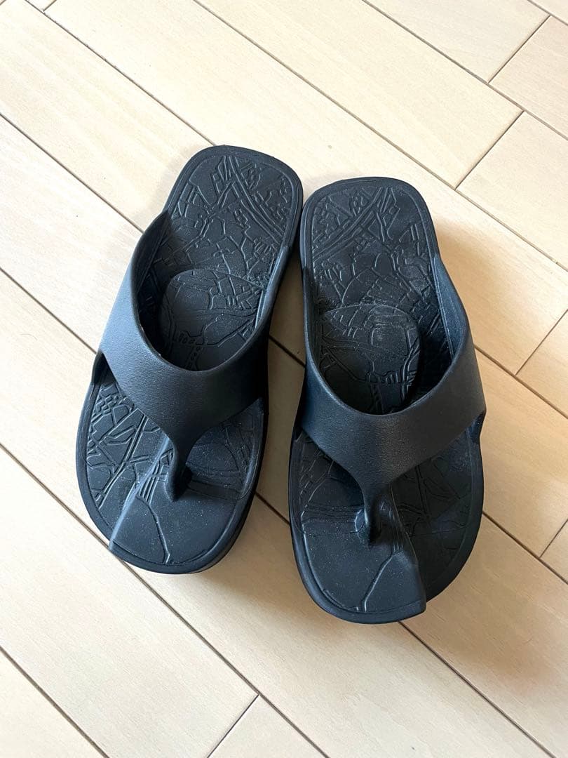 【Racbaki】ラクバキ イージーサンダルブラック　Sサイズ