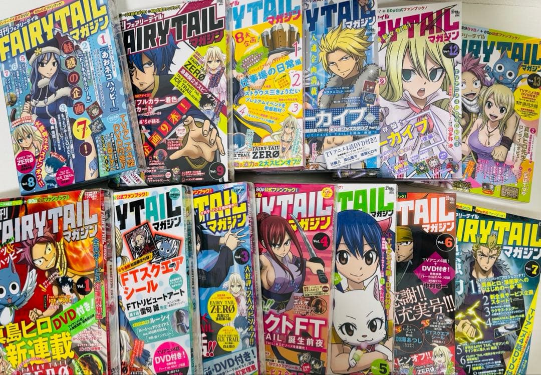 月刊FAIRYTAIL フェアリーテイル マガジン 全13巻セット