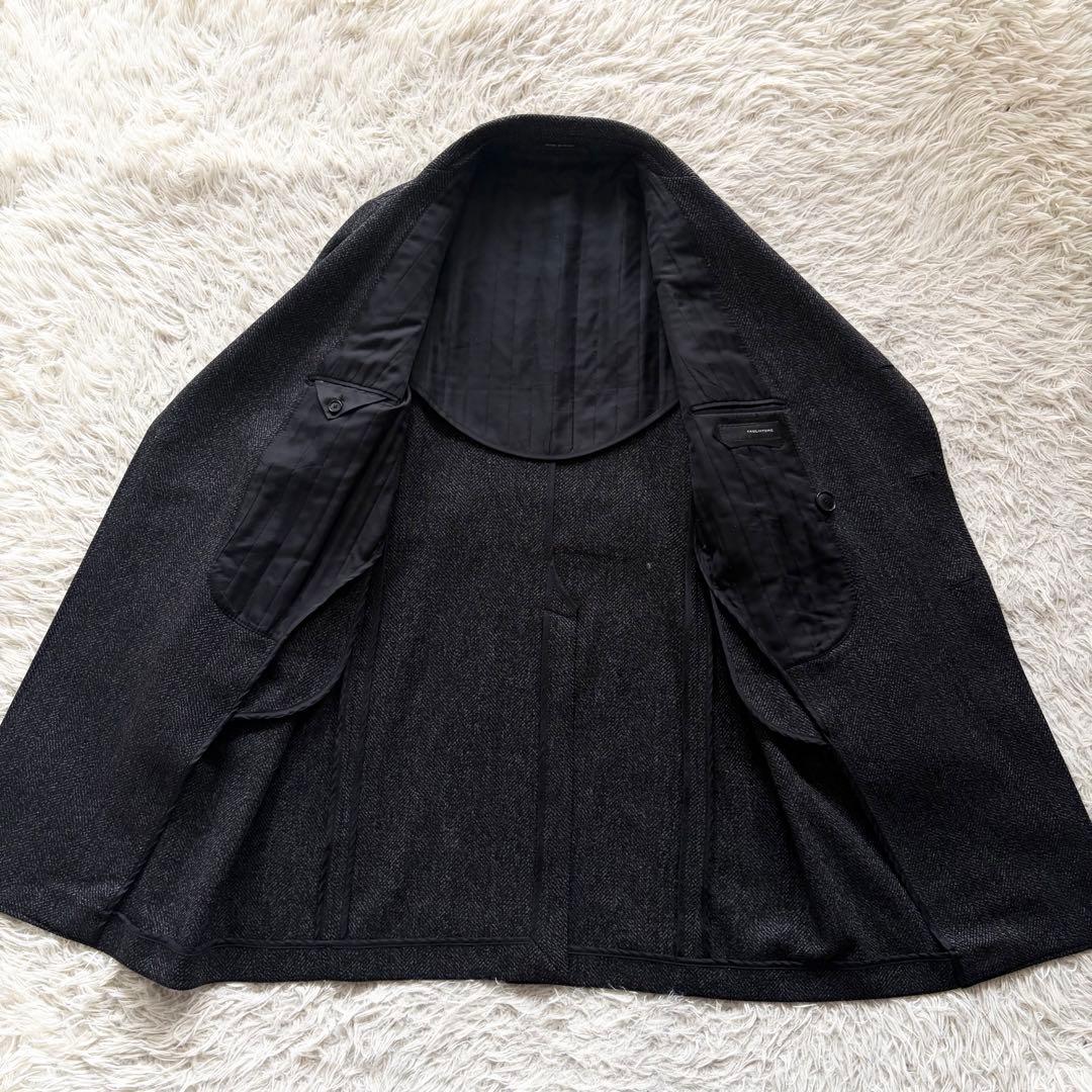 <美品>TAGLIATORE カシミヤウール ダブル チェスターコート 48