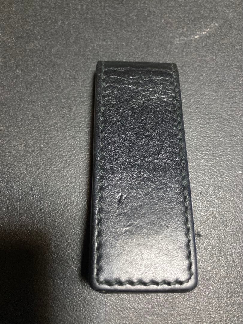 グッチ アニマリエ マネークリップ タイガー キャット レザー ブラック