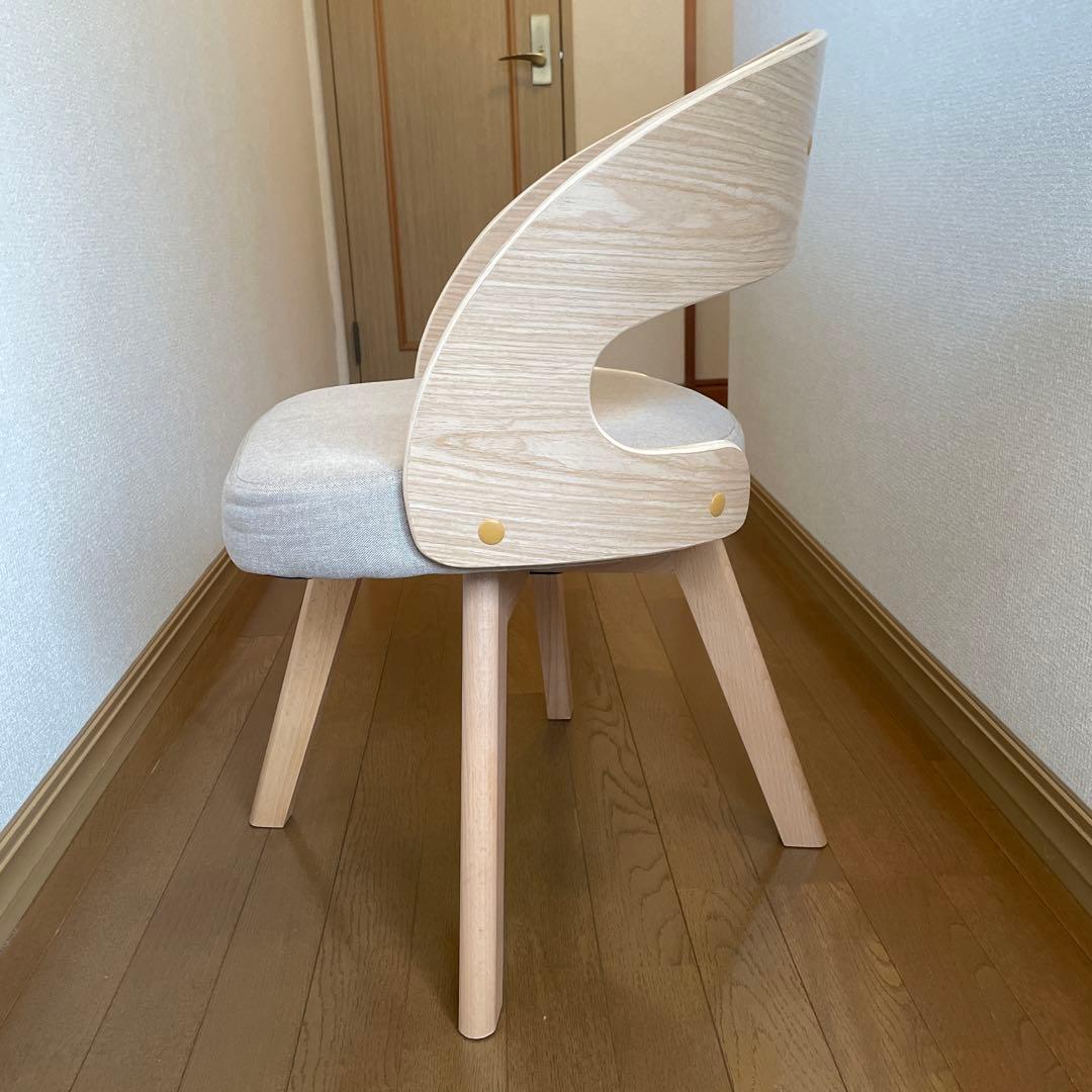 お値下げ！食卓椅子 デザインチェア　和風　回転式