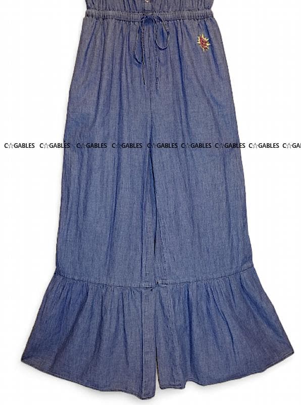 新品　ヒステリックグラマー　フリル＆刺繍 キャミオールインワン