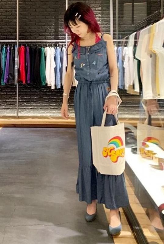 新品　ヒステリックグラマー　フリル＆刺繍 キャミオールインワン