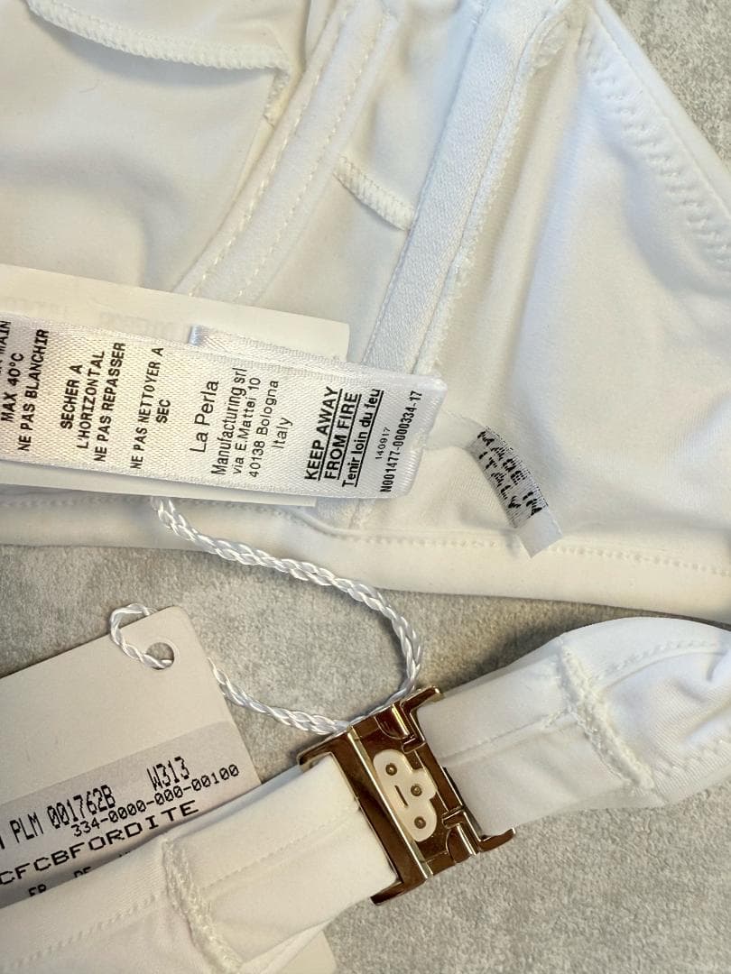 La Perla　ラペルラ　高級ビキニ上下セット　スパンコール刺繍未使用タグ付き