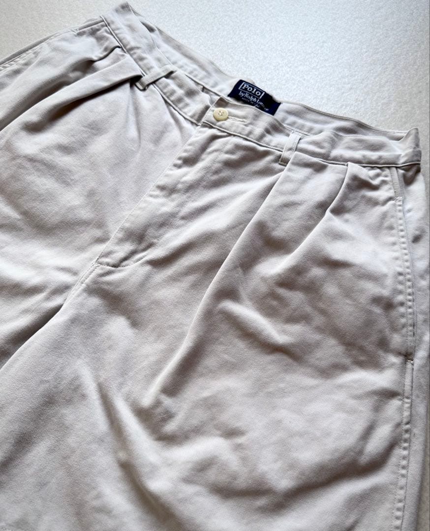 90s USA製 ラルフローレン ポロチノ ショートパンツ オールド ビンテージ