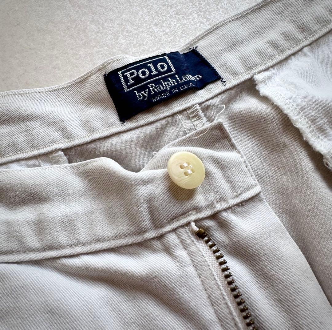90s USA製 ラルフローレン ポロチノ ショートパンツ オールド ビンテージ