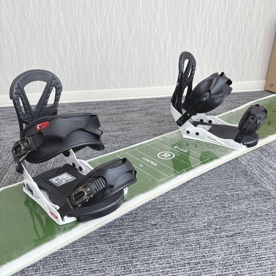 25超美品❗️超豪華❗️RIDE×SPOON メンズスノーボードセット★152cm