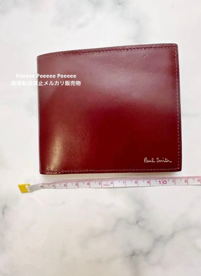 最終価格 未使用 美品 Paul Smith ポールスミス 二つ折り財布