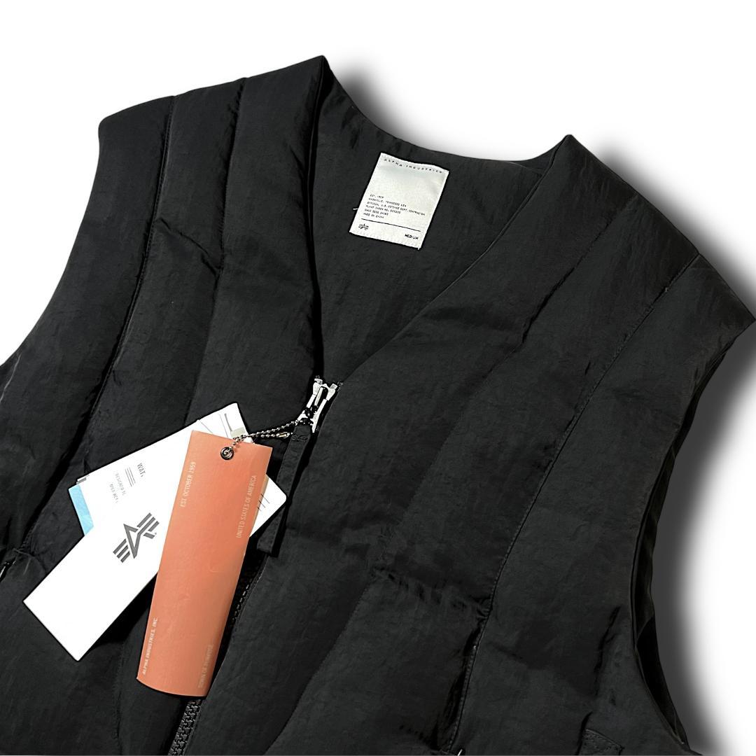 新品 XL アルファインダストリーズ RDSグースダウン ダウンベスト ナイロン