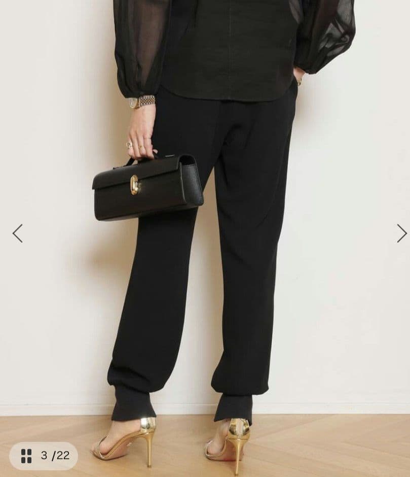 Jengibre　コルピエロ　スソリブパンツ　36