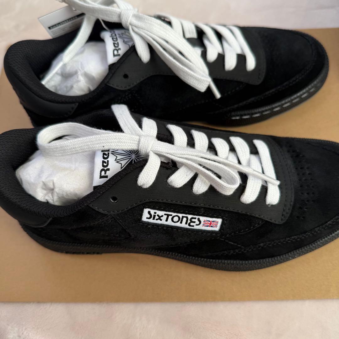 SixTONES Reebok コラボスニーカー 黒24.0cm