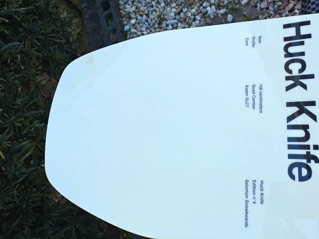 SALOMON HUCK KNIFE158 サロモンスノーボード板 ハックナイフ