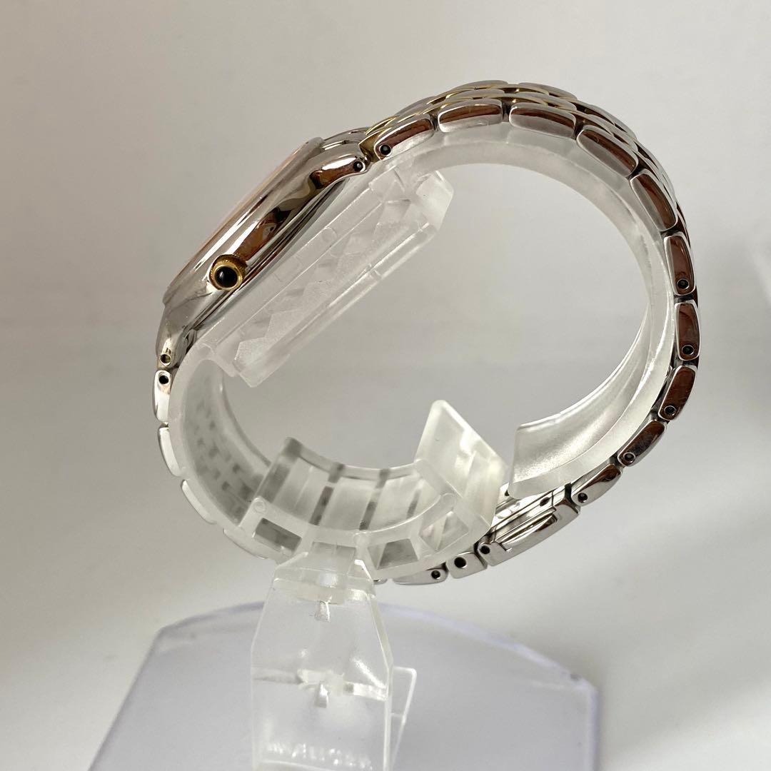 新品電池　SEIKO 腕時計　オーバル　コンビカラー