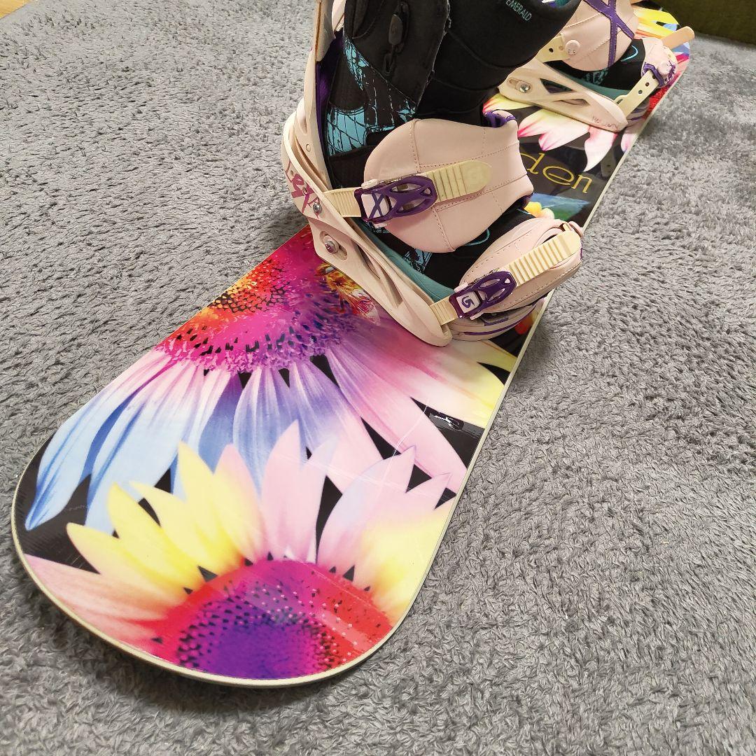 スノーボード　142センチ　バートン　LEXA レクサ　エメラルド