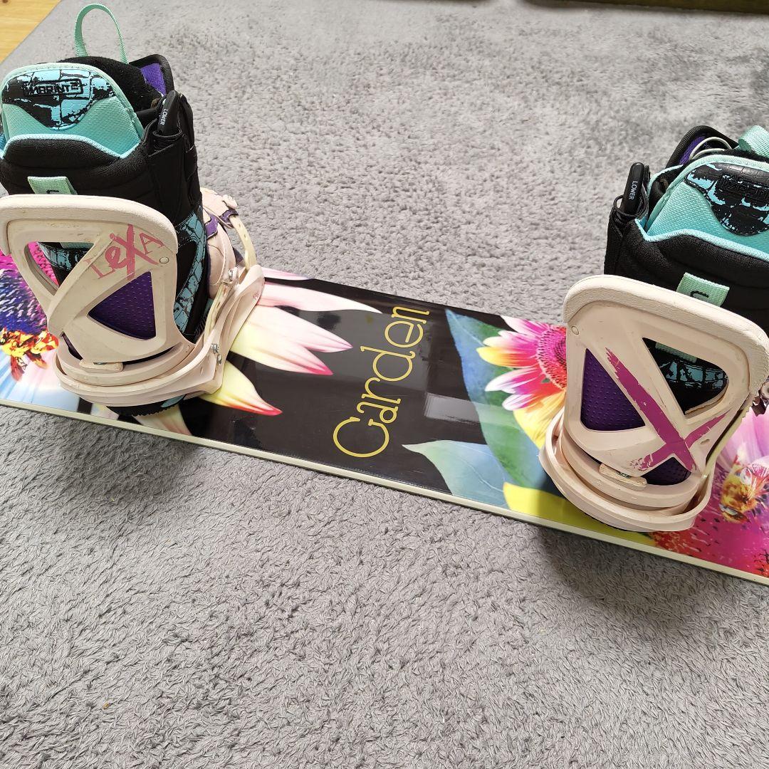 スノーボード　142センチ　バートン　LEXA レクサ　エメラルド