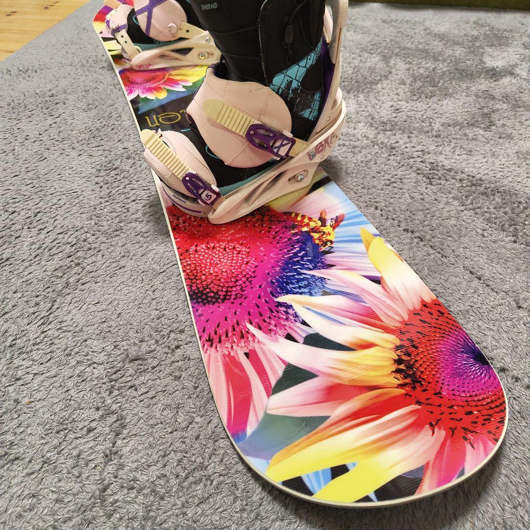 スノーボード　142センチ　バートン　LEXA レクサ　エメラルド