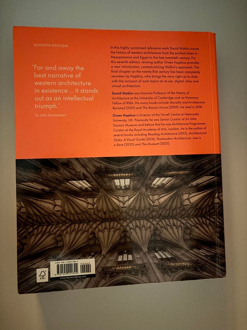 A History of Western Architecture 第七版