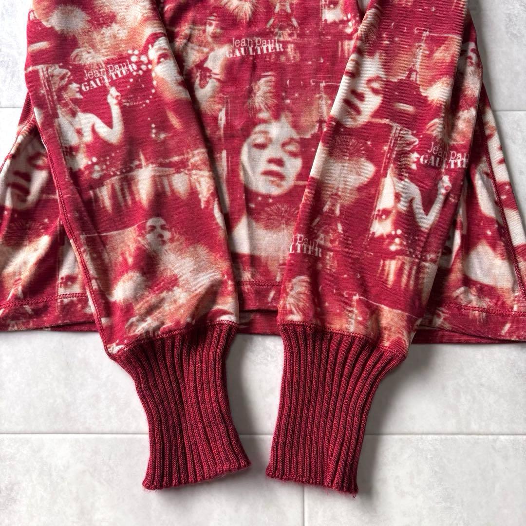 【archive】ジャンポールゴルチエ パワーネット 転写 タートルネック 40