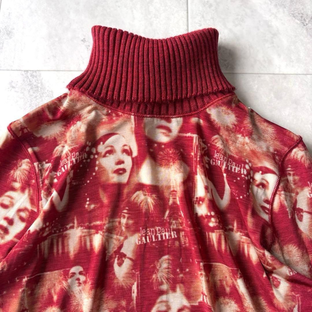 【archive】ジャンポールゴルチエ パワーネット 転写 タートルネック 40