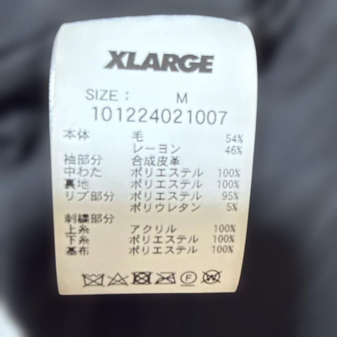 XLARGE スタジャン 緑/白 Mサイズ