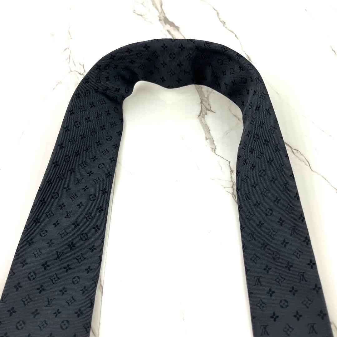 田中未来　極美品　現行　ルイヴィトン　ネクタイ　モノグラムミッシム　ソリッ