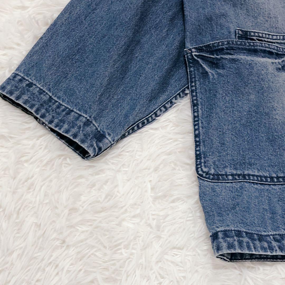 美品　ソウルベリー　なにかと頼れるデニムのジャケット　大きいサイズ