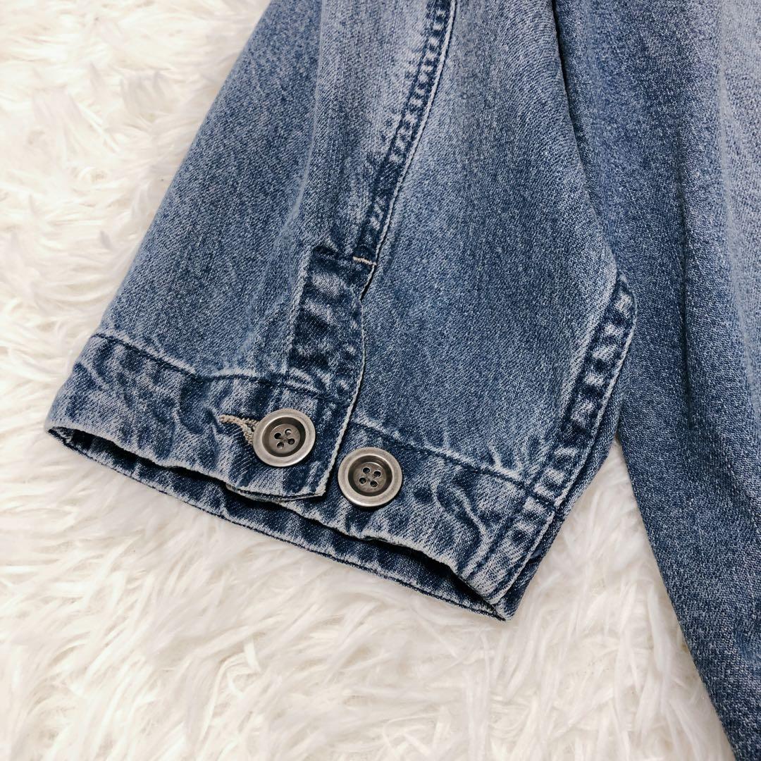 美品　ソウルベリー　なにかと頼れるデニムのジャケット　大きいサイズ
