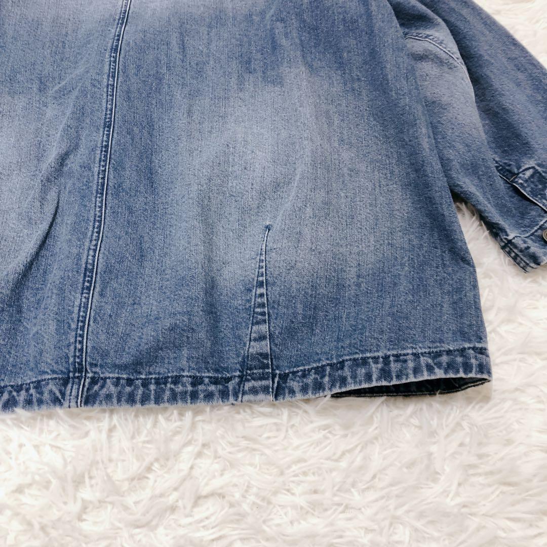 美品　ソウルベリー　なにかと頼れるデニムのジャケット　大きいサイズ